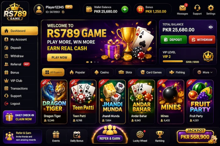 rs789 game dashboard image