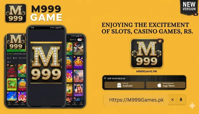 M999 Game APK screenshot showing mobile gaming dashboard with multiple game options and easy navigation interface on Android device