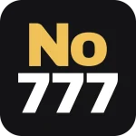 NO777 Game logo with golden “No” text and white “777” numbers on a black background.