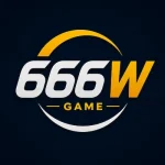 666W Game logo with gold and white text on a dark blue background.